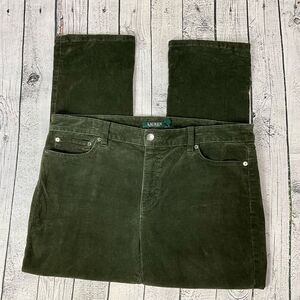 LAUREN RALPH LAUREN Premier Straight Corduroy Pants